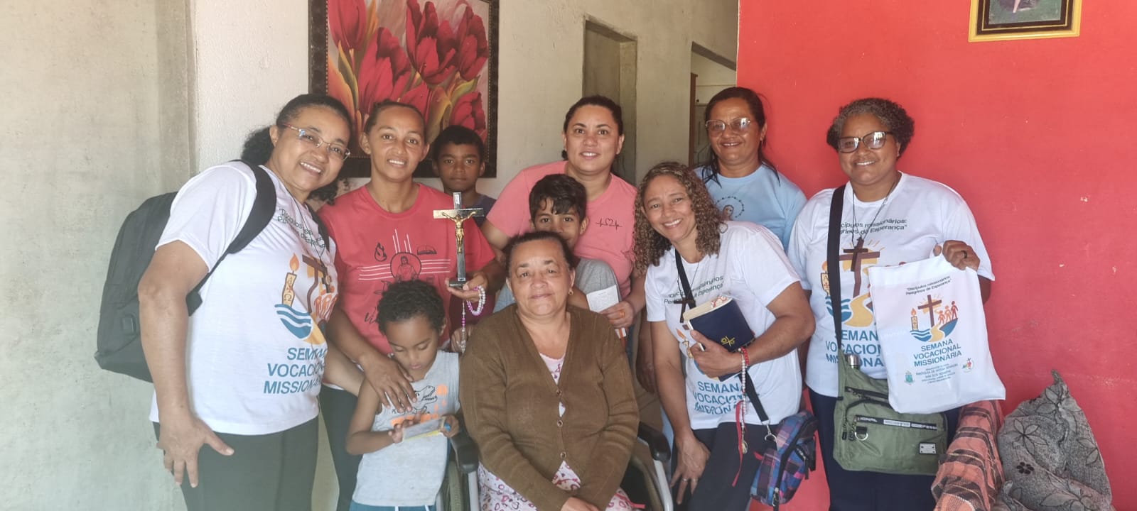 Semana Vocacional Missionária · visita às famílias — Brasil