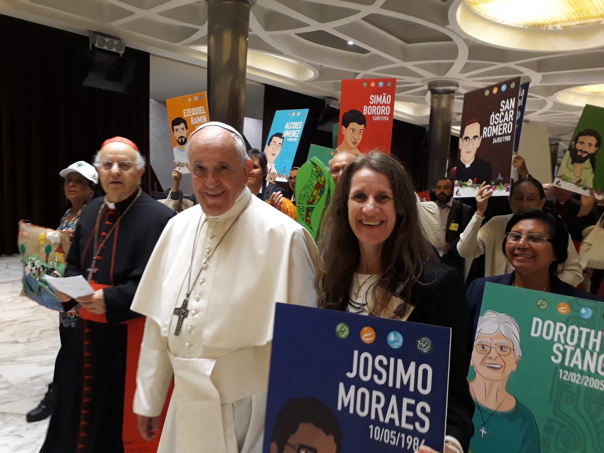 Memória dos mártires · encontro com o Papa Francisco — Brasil