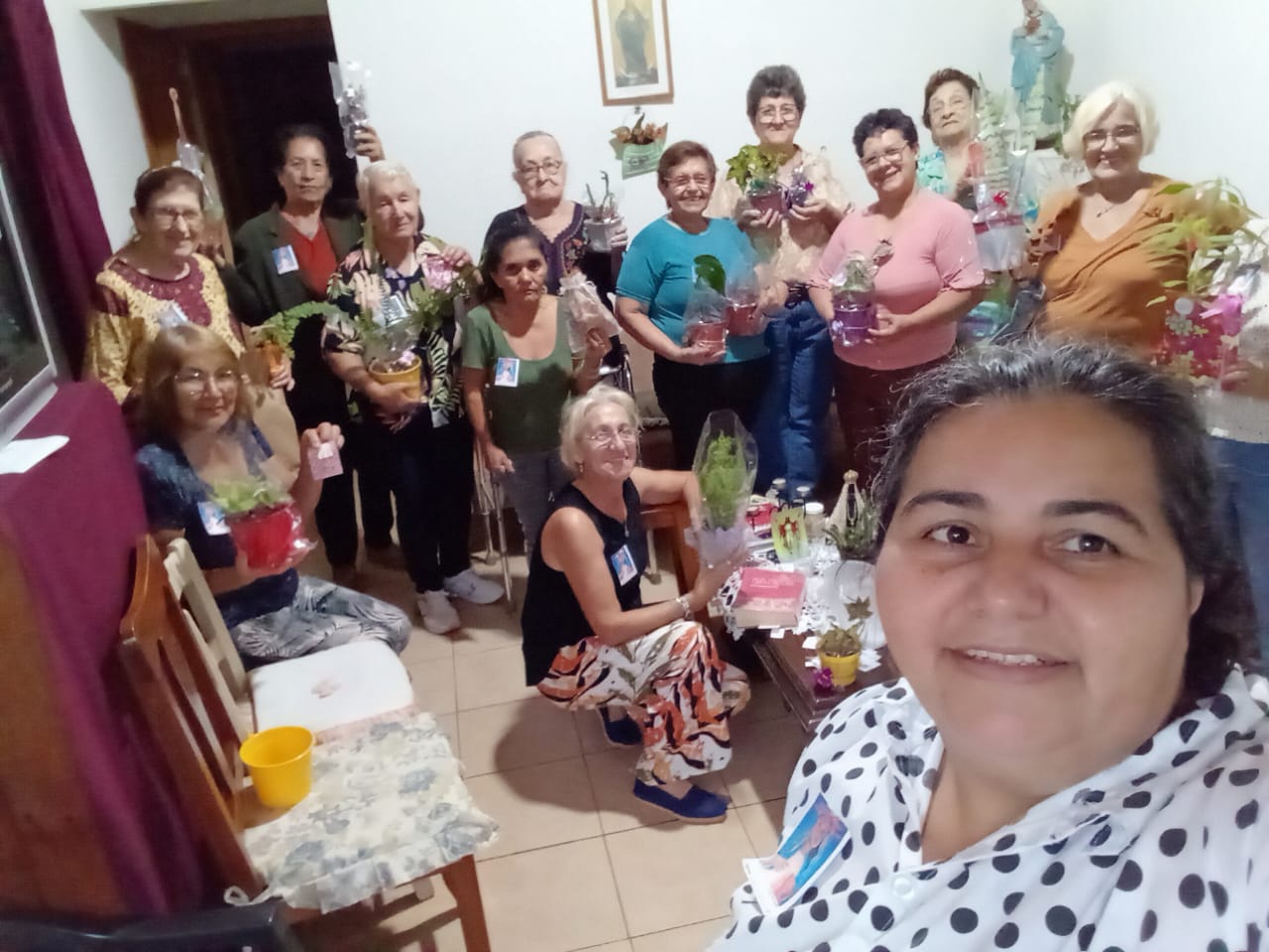 Encontro com as viúvas — Convivência e fortaleciemnto de vínculos — Argentina